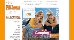 Desktop Screenshot of feldhus-camping.de